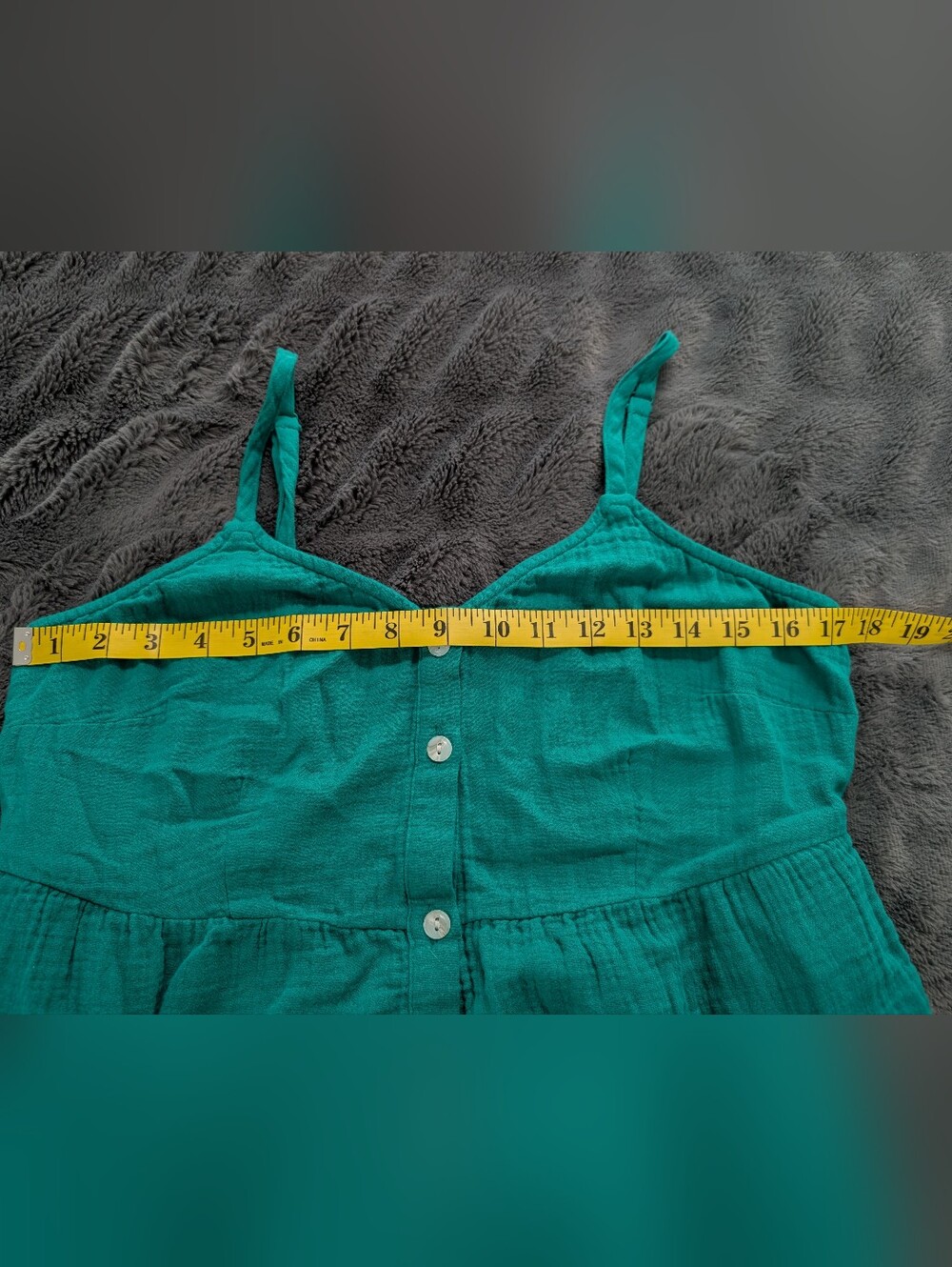 Universal Thread Green Tiered Button-Front Maxi Dress - Picture 5 of 6